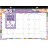 2026 Desk Calendar Large DesktopWall Monthly Calendar Jan 2026 Jun 2027 17 x 12 School Year Desk Planner for Teacher Fam