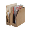 MobileVision Bamboo Vertical File Folder Holder Office Product Organizer Store Files Magazines Notepads Books and more 2
