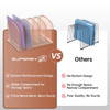 SUPEASY File Organizer for Desk 5Section Mesh Desk Organizer Vertical File Holder Desktop Organizer File Sorter File Fol