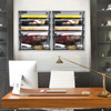 samstar 2 Pack Wall File Organizer 6Tier Wall Mount Paper Holder Vertical File Rack for Office Home Black