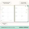Blue Sky Day Designer 20252026 Weekly and Monthly Academic Year Planner Calendar July 2025 June 2026 85 x 11 Flexible Co