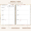 2026 Planner Weekly and Monthly Academic Planner Calendar JAN2026 DEC2026 Planning Agenda Book for Office Desk Accessori