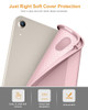 DTTO for iPad Mini 7th (A17 Pro) /6th Generation Case, iPad Mini 7 Case 2024 / Mini 6 Case 2021 8.3 Inch with Pencil Holder, Trifold Stand Smart Case