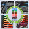 MINDEPOT 11 Tier Wall File Holder Hanging Wall Mount Paper File Organizer for Mails Folders Document Magazine Organizati