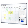 VEVOR Dry Erase Calendar for Wall 36 x 24 Inches Whiteboard Calendar Monthly Planner Magnetic Dry Erase Board 1 Magnetic
