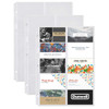 Dunwell Business Card Holder Sleeves 25 Pack for 500 Cards Heavyweight Plastic Sheet Protect Each Sleeve Holds 20 2x35 N