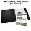 Dunwell Business Card Holder Sleeves 25 Pack for 500 Cards Heavyweight Plastic Sheet Protect Each Sleeve Holds 20 2x35 N