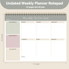 Weekly To Do List Notepad Undated Planner with 52 Sheets 85x11 Desk Weekly Planner for Women Man Home School Work