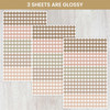 bloom daily planners Color Coding Planner Stickers Muted Neutrals 14 Minimalist Dot Labels Six Sheets 1000 Stickers Per