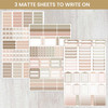 bloom daily planners Color Coding Planner Stickers Muted Neutrals 14 Minimalist Dot Labels Six Sheets 1000 Stickers Per
