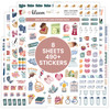 Bloom Daily Planners Rest is SelfCare Planner Sticker Pack 8 Sheets 490 Stickers Relaxation Themed Illustrations for Men