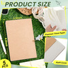 Zhanmai 5 Pack A5 Journal Refill 55 x 82 Refillable Notebook Inserts A5 Paper Refill Kraft Travelers Journal Notebooks f