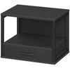 HOOBRO 2Tier Desktop Printer Stand with Drawer UnderDesk Printer Table with Storage Shelf for Home Office Kitchen Fax Ma