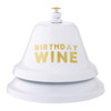 Slant Collections Birthday Gift Call Bells Service Bell for Desk Bar Office Ring Bell 35 W x 325 H Birthday Wine