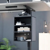 VIVO Clampon Under Desk Shelving Unit Office Accessory Holder for Supplies Gaming Devices and More MultiLevel Storage Sh