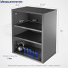 VIVO Clampon Under Desk Shelving Unit Office Accessory Holder for Supplies Gaming Devices and More MultiLevel Storage Sh