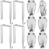 LEIFIDE 10 Pcs Cubicle Decor Hooks Set 6 Pcs Fabric Panel Wall Hook and 4 Pcs Adjustable Cubicle Hanger Fit 1 38 Inch to