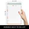 PAPERAGE To Do List Notepad Daily To Do List Notebook 60 Doublesided Tearoff Sheets 1 Pack 65 x 95 Undated Daily Planner