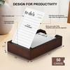 Daily To Do List Planner 50 ToDo Checklist Cards 3x5 with Wooden Stand Undated Daily Planner Notepad Perfect for Daily T