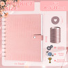 PU Leather 8511in Discbound Cover And Disc Set with 11 Pcs Discbound Discs 1in Disc Bound Notebook Accessories Discbound