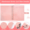 PU Leather 8511in Discbound Cover And Disc Set with 11 Pcs Discbound Discs 1in Disc Bound Notebook Accessories Discbound