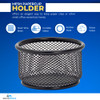 1InTheOffice Mesh Paper Clip Holder For desk Paperclip Holder 2 Pack