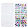 PACMAXI Hanging Sticker Display Organizer DoubleSided 80 Pocket Sticker Storage Portable WallHanging Sticker Holder for