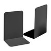 MG Book Ends 1 Pair Black Large Metal Bookends for Shelves LType Book Stopper for Heavy Books NonSkid Bookstand for Offi