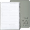 Beautiful Daily Planner And Notebook With Hourly Schedule Aesthetic Spiral To do List Notepad to Easily Organize Your Wo