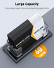 Uniclife 2 Pack Acrylic Business Card Holder for Desk 1 Slot Clear Horizontal Business Card Stand for Men Women Desktop