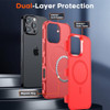 SUPFINE Magnetic for iPhone 16 Pro Case 2024, [Compatible with MagSafe][16 FT Military Grade Drop Protection][Dual-Layer Design] Shockproof Phone Cas
