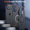 SUPFINE Magnetic for iPhone 16 Pro Max Case 2024, [Compatible with MagSafe][16 FT Military Grade Drop Protection][Dual-Layer Design] Shockproof Phone