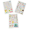 yueton 12 Sheet Cute Cartoon Transparent Calendar Diary Book Sticker Scrapbook Planner Decoration PigCat