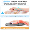 HAOCOO Keyboard Wrist Rest Ergonomic Mouse Pad with Wrist Rest 3 in 1 Keyboard and Mouse pad with Coaster Set Memory Foa
