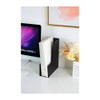 YBM HOME Vertical File Bins Organizer Open Front Design for Easy Access to Files Documents and Magazines Ideal for Home