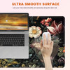 HAOCOO Vintage Aesthetic Floral Plant Desk Mat Desk Matt for Desktop Large Mouse Pad Drom Decor Keyboard Mats for Desk C
