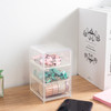 Small Desk Organizer with Drawer Desktop Organization for Office Supplies Jewelry Storage Box