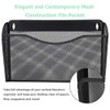 EASEPRES 3 Single Pocket Mesh Hanging File Organizer Vertical Wall Mounted Magazine File Holder Mount Basket Mail Paper