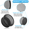 Kryslanix 2 Pack Mesh Paper Clip HolderPaperclip Holders for Desk Binder Wire Mesh BowlsMagnetic Paper Clip Holder for D