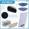 Faccito 3 Pcs Paper Holder Stand for Typing NonSlip Mat Desktop Folder Document Holder with AntiSlip Pads Portable Copy
