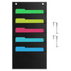 ZKOO 5 Pockets Hanging Wall File Organizer for A4 Size PaperLegalLetter Size Document Sturdy Wall Mail Organizer Black P