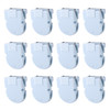 BOXOB 12pcs Cubicle Clips Cubicle Hooks for Fabric Walls Accessories Panel Picture Hangers Pins for Hanging Photos Frame