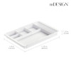 mDesign Expandable Plastic Drawer Organizer and Storage Container for Office Supplies Gel Pen Pencil Marker Stationary D