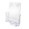 Source One Large Brochure Holder 85 x 11 Inches with Business Card Holder