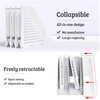 SAYEEC 2Pcs Collapsible Plastic Magazine File Holder Vertical Binder Storage Organizer for Desk Sturdy Upright Desktop M
