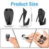 LEIFIDE Cubicle Hooks Fabric Panel Wall Hooks Cubicle Clips Picture Hangers for 40 Lbs Office Home Kitchen Room Board Ha