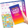 Large Print 20262027 Pocket Calendar Deluxe 2026 Easy to See Large Grid 2Year Pocket Planner Bundle with Over 100 Remind