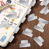 72 Pieces Adhesive Monthly Planner Tabs Monthly Index Stickers Decorative Label Calendar Stickers for Office Study Plann