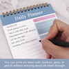 Newkita 30 Sheets Undated Daily Planner Memo Pad 51x78 Inch To Do List Notebook Multiple Functional Checklist Notepads f