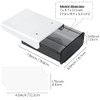 yuntop 1 Pcs Under Desk Drawer Under Table Hidden Organizer Plastic Selfadhesive Slide out Under Desk Storage Drawer for
